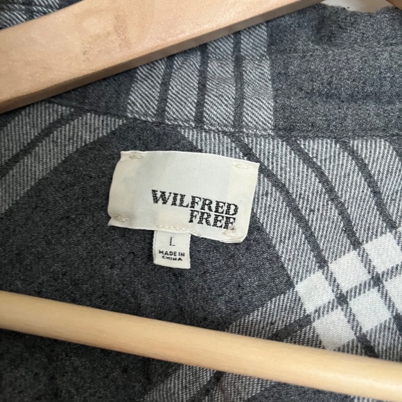 Wilfred Free Flannel - Grey Plaid - Picture 3 of 3